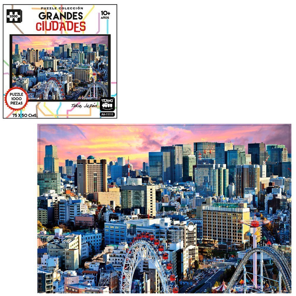 PUZZLE GRANDES CIUDADES 1000 PCS TOKIO PUZZLE GRANDES CIUDADES 1000 PCS TOKIO